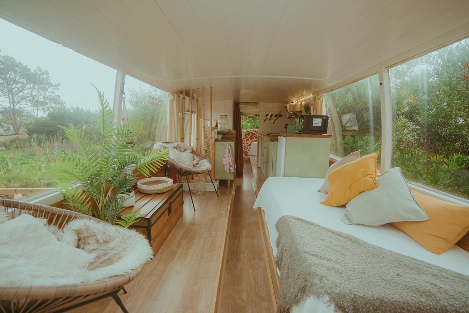 The Amazing Inacio Bus Converted Home Sintra Bagian luar foto