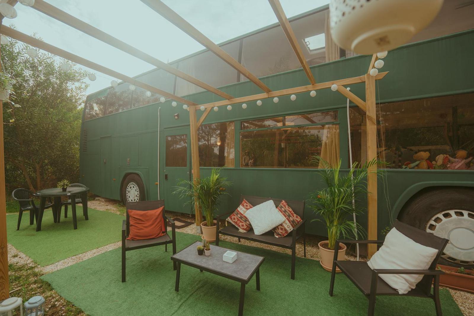 The Amazing Inacio Bus Converted Home Sintra Bagian luar foto